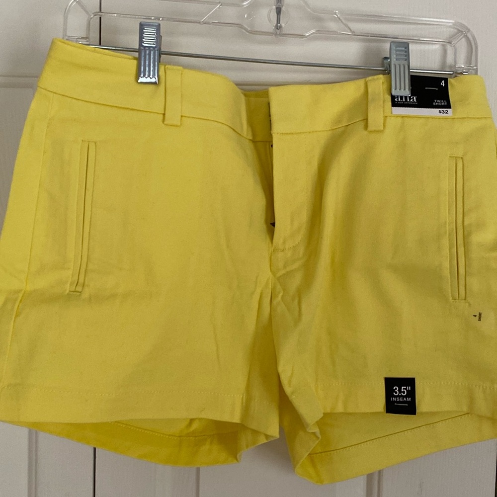 COPY - a.n.a. Bright yellow shorts NWT 4
